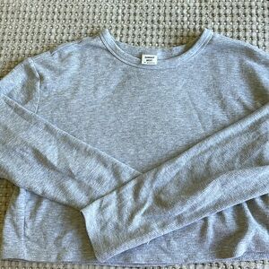 Aritizia Sunday Best cropped waffle long sleeve